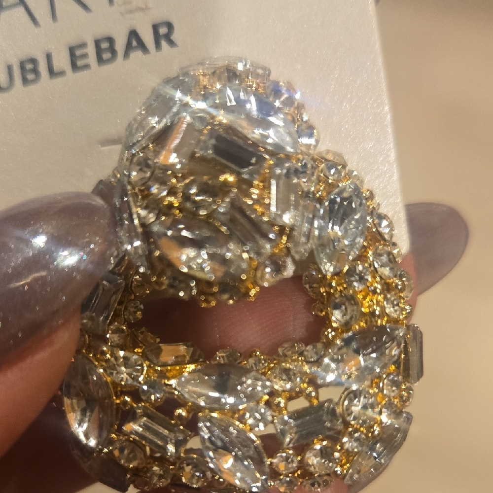 New Sugarfix by BaubleBar Gold Statement Earrings - Picture 3 of 8